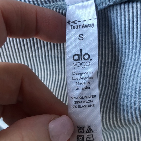 ALO 7/8 High-Waist Seamless Tempo Leggings - Picture 10 of 10